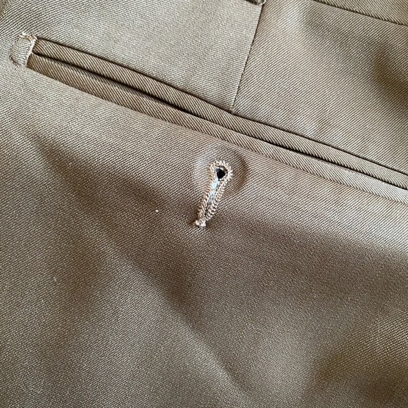 Zanella Men's Elegant Brown Dress Pants - Picture 5 of 5